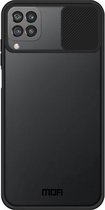Voor Samsung Galaxy F62 / M62 MOFI Xing Dun-serie Doorschijnend Frosted PC + TPU Privacy Antireflectie Schokbestendig All-inclusive beschermhoes (zwart)