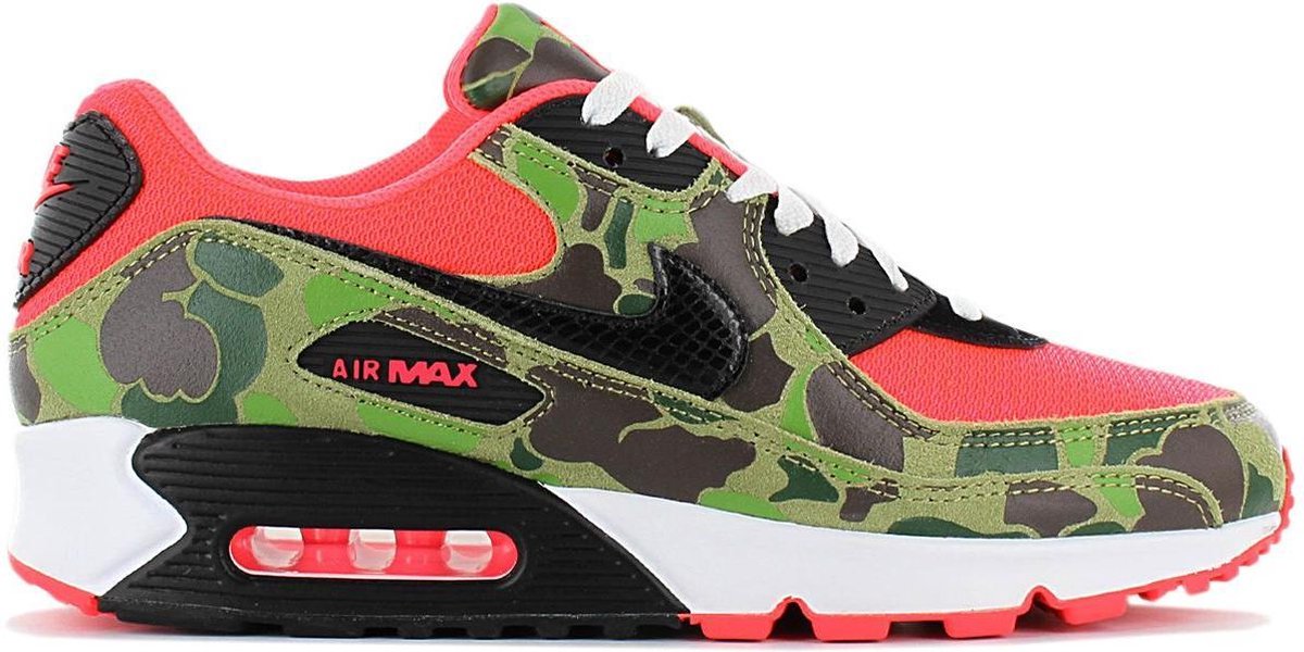 Nike Nike Air Max 90 Reverse Duck Camo Sneakers Schoenen LIMITED EDITION CW6024-600 Rood