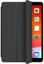 HB Hoes Geschikt voor Apple iPad 5 & Apple iPad 6 - 9.7 inch (2017 & 2018) Zwart - Tri Fold Tablet Case - Smart Cover
