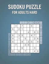 Sudoku Puzzle For Adults Hard