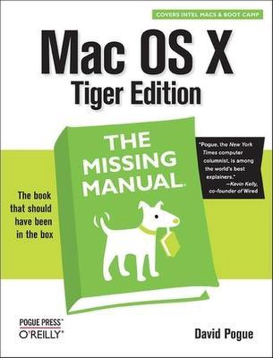 Mac OS X Tiger: The Missing Manual - cover