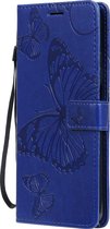 Xiaomi Mi 10T Lite Hoesje - Mobigear - Butterfly Serie - Kunstlederen Bookcase - Blauw - Hoesje Geschikt Voor Xiaomi Mi 10T Lite