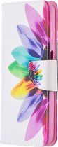 Samsung Galaxy A32 5G Hoesje - Mobigear - Design Serie - Kunstlederen Bookcase - Sunflower - Hoesje Geschikt Voor Samsung Galaxy A32 5G