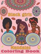 Black Girls Mandalas Coloring Book
