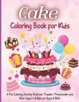 Cake Coloring Book for Kids