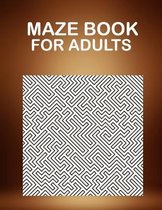 Maze Book For Adults