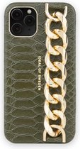 iDeal of Sweden Statement Case Chain Handle voor iPhone 11 Pro/XS/X Green Snake - Chain Handle