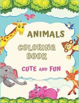 Animals Coloring Book Cute and Fun