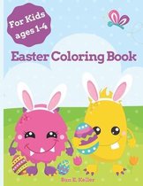 Easter Coloring Book For Kids Ages 1-4