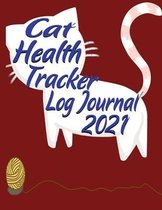 Cat Health Tracker Log Journal 2021