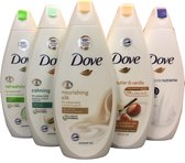 Dove XL Douchegel MIX Pakket - Deeply Nourishing / Go fresh Komkommer / Sheabutter Vanille / Magnolia / Silk Glow