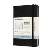 Moleskine 18 Maanden Agenda - 2021/22 - Maandelijks - Pocket - Hardcover -  Zwart