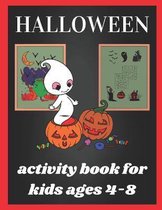 Halloween activity book for kids ages 4-8