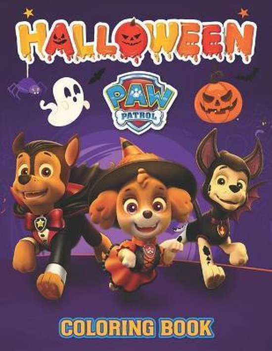 Paw Patrol Halloween Coloring Book, Lol Hmd 9798693146792 Boeken