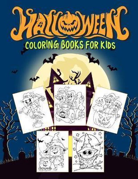 Halloween coloring books for kids, Omi Kech 9798673737279 Boeken