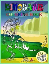 Dinosaur Coloring Book.: 50 coloring pages