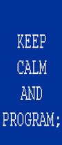 Keepcalmandprogram deurposter 95x215cm