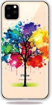 Apple iPhone 11 Pro Max Hoesje - Mobigear - Design Serie - TPU Backcover - Tree - Hoesje Geschikt Voor Apple iPhone 11 Pro Max