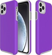 Apple iPhone 11 Pro Hoesje - Mobigear - Anti-Slip Serie - Hard Kunststof Backcover - Paars - Hoesje Geschikt Voor Apple iPhone 11 Pro