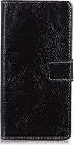 Samsung Galaxy A20e Hoesje - Mobigear - Basic Serie - Kunstlederen Bookcase - Zwart - Hoesje Geschikt Voor Samsung Galaxy A20e