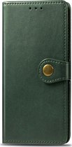 Mobigear Snap Button Bookcase Hoesje - Geschikt voor OPPO Find X2 Pro - Groen