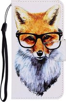 Samsung Galaxy Note 20 Ultra Hoesje - Mobigear - Design Serie - Kunstlederen Bookcase - Fox - Hoesje Geschikt Voor Samsung Galaxy Note 20 Ultra