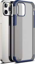 Apple iPhone 12 Pro Max Hoesje - Mobigear - Shockproof Serie - Hard Kunststof Backcover - Blauw - Hoesje Geschikt Voor Apple iPhone 12 Pro Max