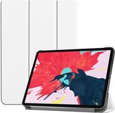 Apple iPad Pro 11 (2020) Hoes - Mobigear - Tri-Fold Serie - Kunstlederen Bookcase - Wit - Hoes Geschikt Voor Apple iPad Pro 11 (2020)