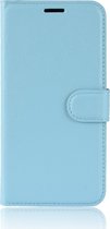 Huawei Mate 30 Hoesje - Mobigear - Classic Serie - Kunstlederen Bookcase - Blauw - Hoesje Geschikt Voor Huawei Mate 30