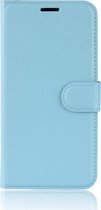 Samsung Galaxy A01 Hoesje - Mobigear - Classic Serie - Kunstlederen Bookcase - Blauw - Hoesje Geschikt Voor Samsung Galaxy A01