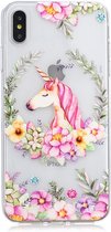 Apple iPhone XS Max Hoesje - Mobigear - Design Serie - TPU Backcover - Unicorn - Hoesje Geschikt Voor Apple iPhone XS Max