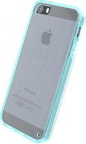 Xccess Rubber Case Apple iPhone 5/5S Transparant/Turquoise