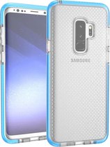 Mobigear Full Bumper TPU Backcover voor de Samsung Galaxy S9 Plus - Transparant / Blauw