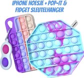 Ultrasativa® Apple iPhone XR Pop It Hoesje – Simple Dimple - P