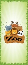 Zoo deurposter 95x215cm