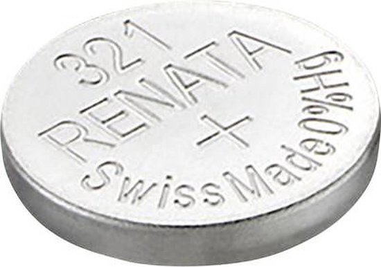 Historicus Wortel Prominent Renata 321 knoopcel silver-oxide SR616SW 1 stuk | bol.com