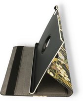 HB Hoes Geschikt voor Samsung Galaxy Tab A7 (2020) 10.4 inch - Draaibare Tablet Case Met Print - Wilde Bloemen