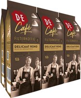 Bol.com Douwe Egberts D.E Café Delicaat Rond Filterkoffie - 6 x 250 gram aanbieding