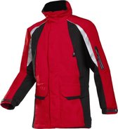 Sioen Tornhill regenparka rood/zwart Maat XL