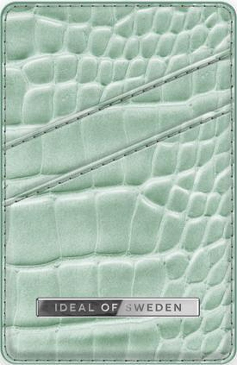iDeal of Sweden Magnetic Card Holder Basic voor Universal Mint Croco