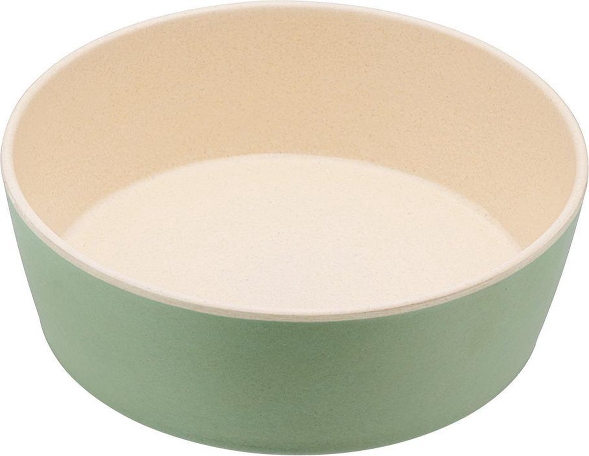 Beco Printed Bowls - Bamboe voerbak/waterbak voor honden - duurzaam & trendy - 5 Kleuren in 2 maten - Kleur: Blauw, Maat: Large - 1650 ml
