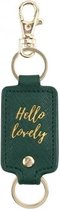 CGB Giftware Willow And Rose Hello Lovely Green Keyring (One Size) (Green)
