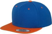 Yupoong 2 Tone Snapback Cap Royalblau Orange