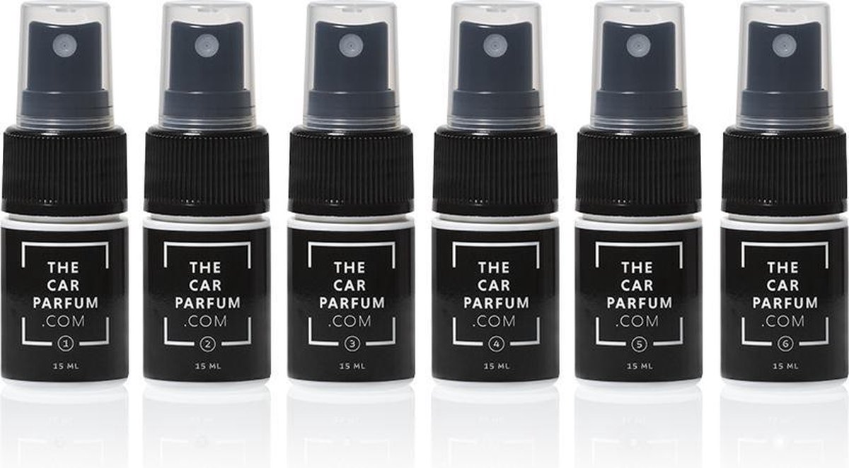 The Car Parfum - Variatiebox - 6x Autoparfum - Cadeauset