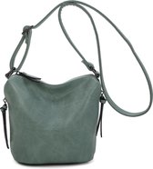 Ines Delaure crossbody tas dames vert rivage - groen