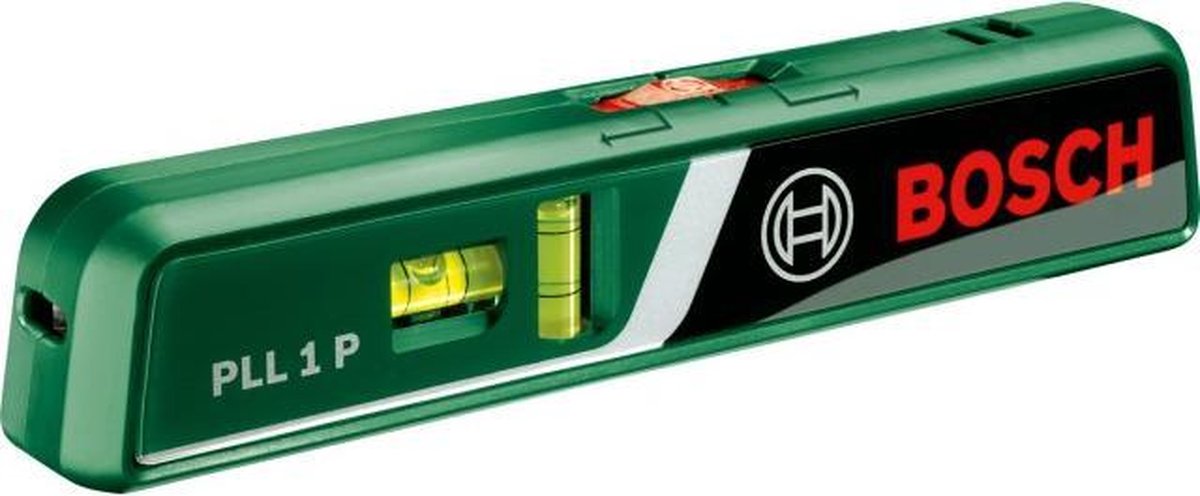Bosch PLL 1P Laserwaterpas - Punt en Lijnlaser - Tot 20 meter bereik - Met batterijen