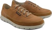 Mobils by Mephisto KENDRIX lederen herensneaker tobacco bruin *EXTRA BREED* - Maat 46