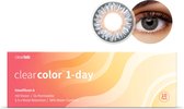 -8.00 - Clearcolor™ 1-day Blue - 10 pack - Daglenzen - Kleurlenzen - Blauw