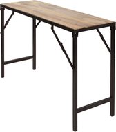 bijzettafel sidetable inklapbaar mango hout AAI made with love Vintage Noon (120x40 cm)