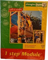 Jungle gym - Ladder van touw - 1 step module - houten speelgoed vanaf 3 jaar